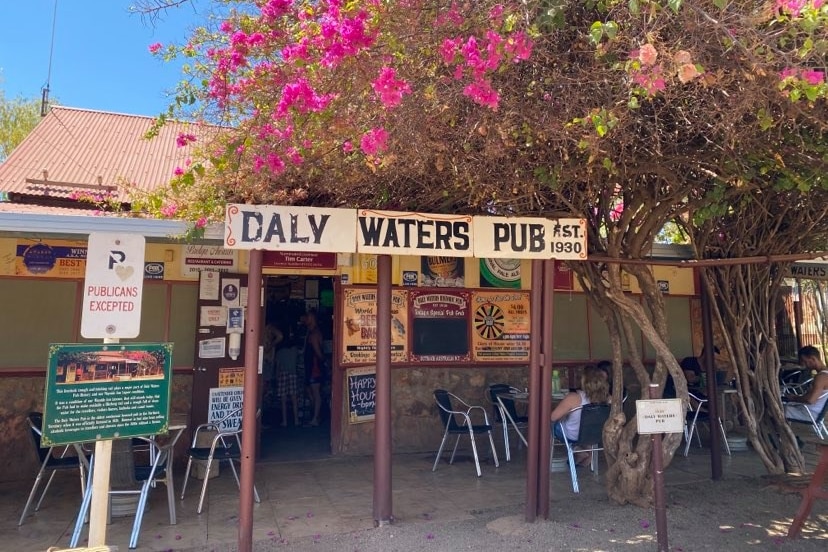The exterior of the popular Daly Waters Pub in the remote Northern Territory.