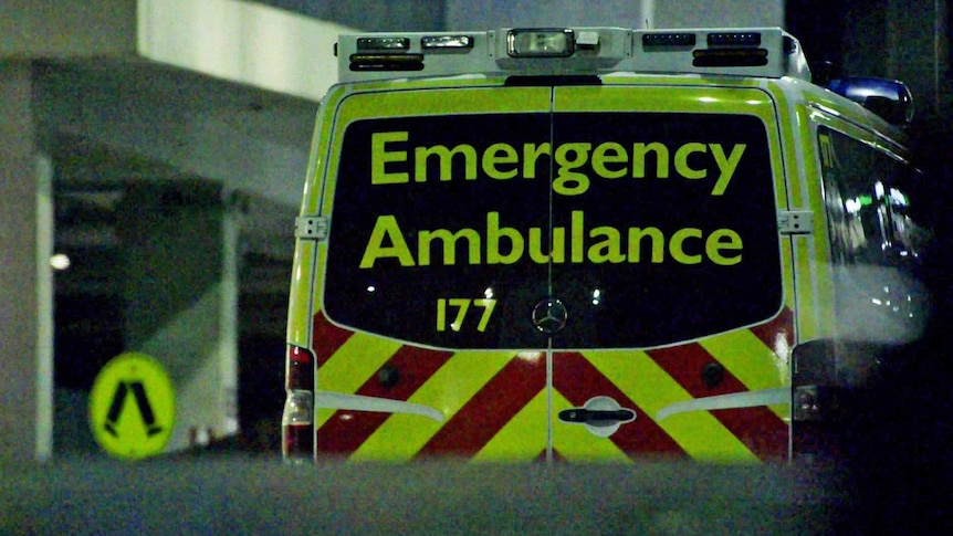 An ambulance.