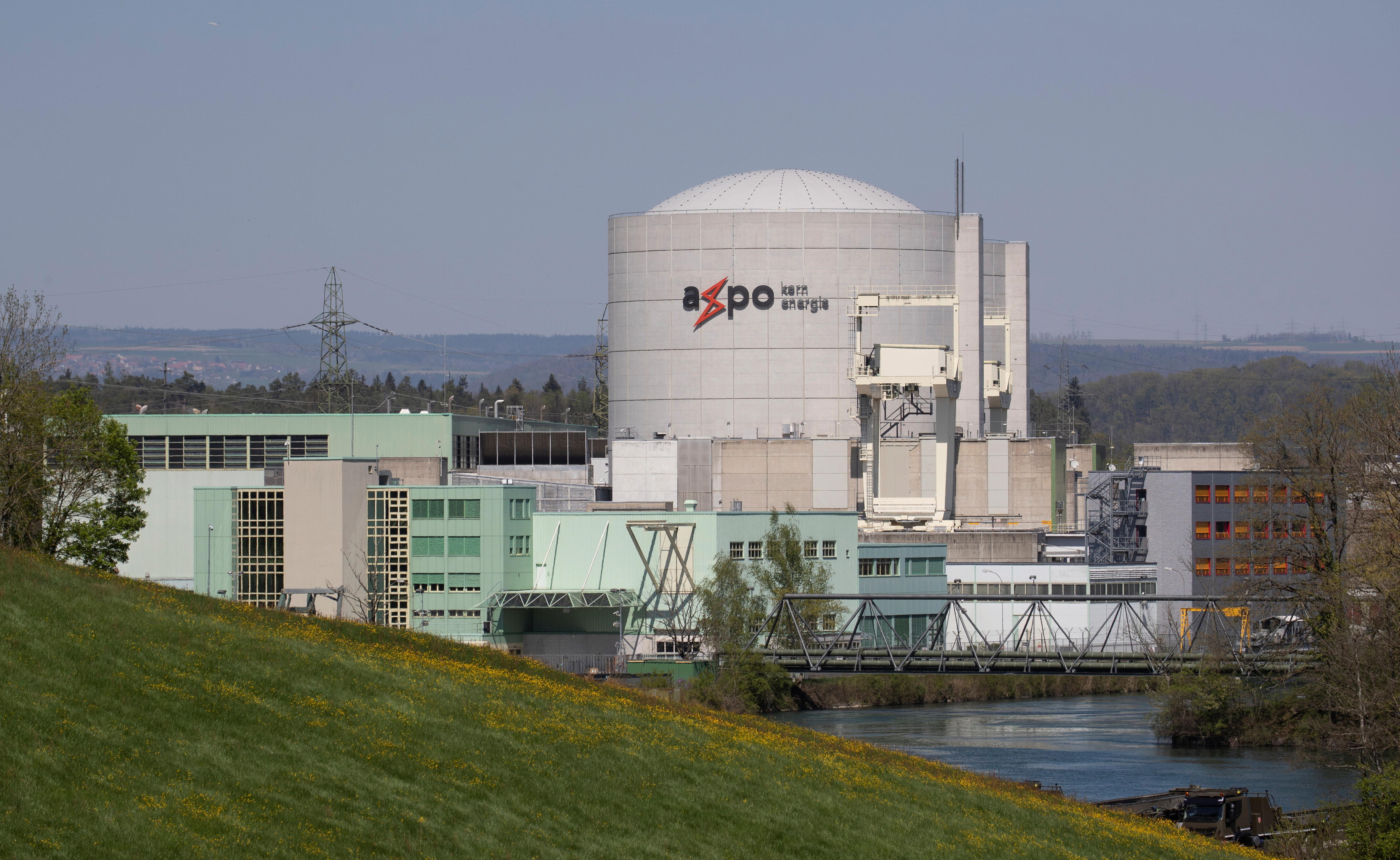 A general view shows the nuclear power plant KKW Beznau of Swiss energy company Axpo 