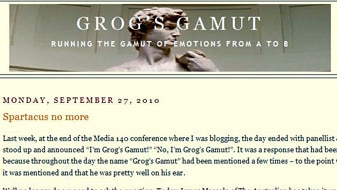 Grogs Gamut (http://grogsgamut.blogspot.com/)