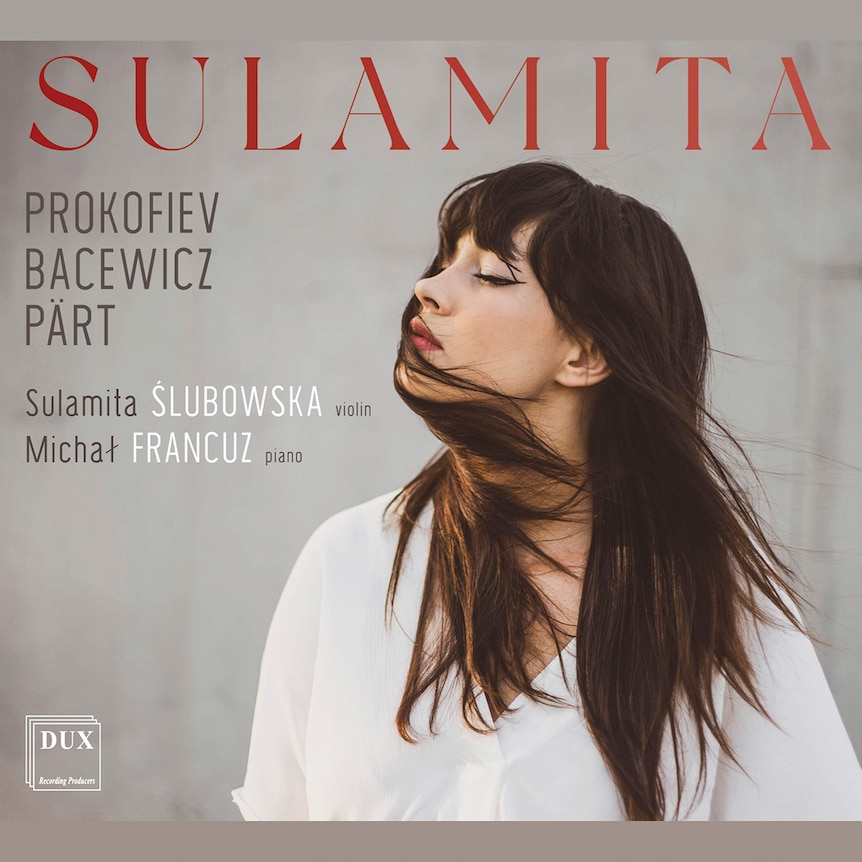 Cover art for violinist Sulamita Ślubowska's album Sulamita.