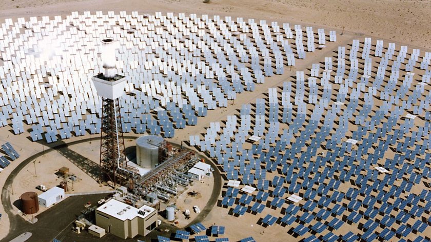 Cloncurry will be powered by a solar power station similar to this one in the US. (File photo)