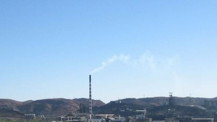 The stacks of Mount Isa Mines overlook the north west Queensland town of Mount Isa