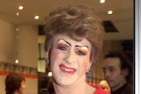 Simon Hunt dressed as Pauline Pantsdown