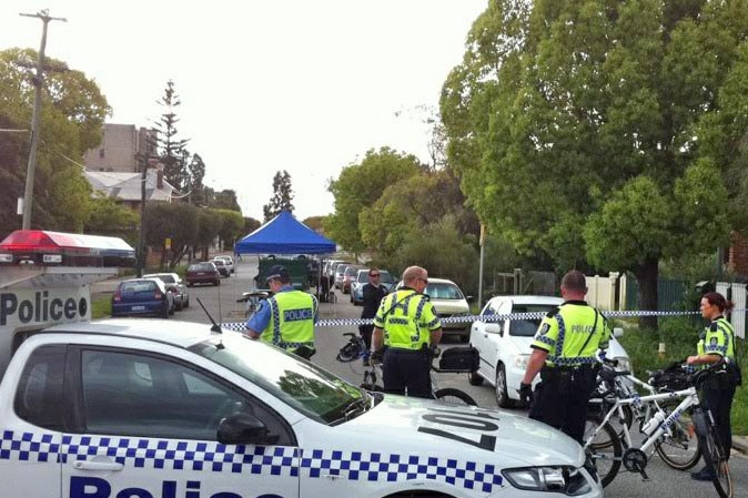 Police cordon off Lincoln Street in Highgate