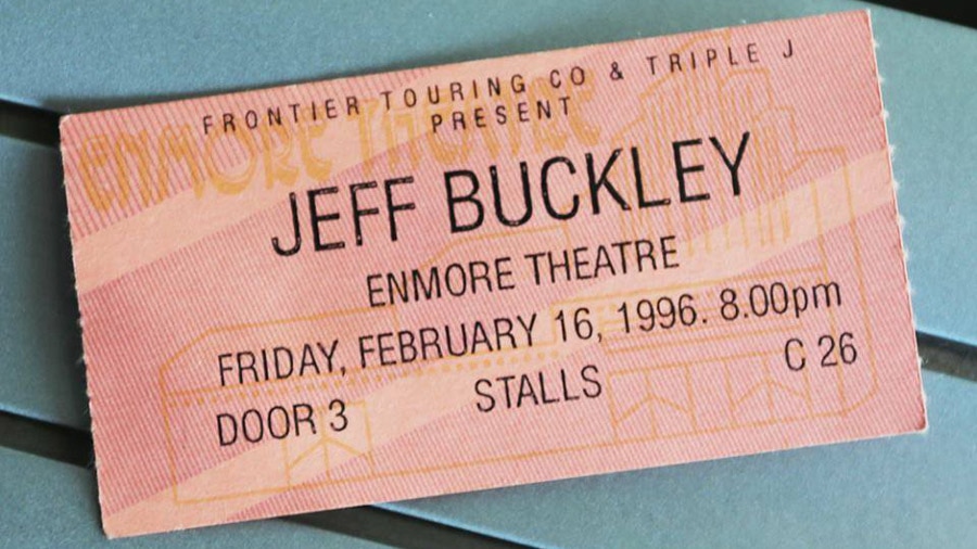 Jeff Buckley ticket from the Enmore Theatre