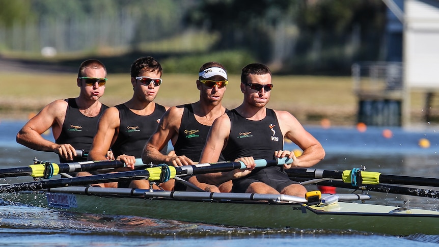 The Australian men's coxless four