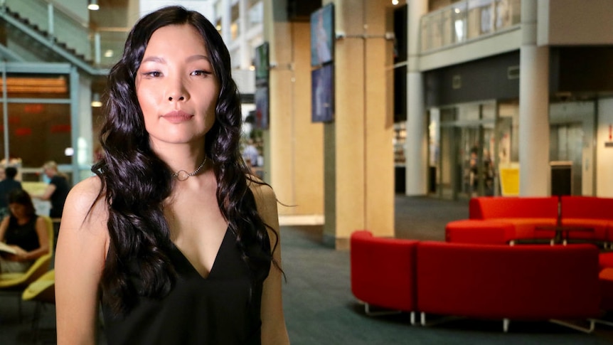 Dami Im at the ABC offices in Ultimo.