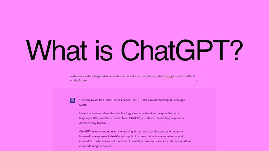 A screenshot of the ChatGPT interface.