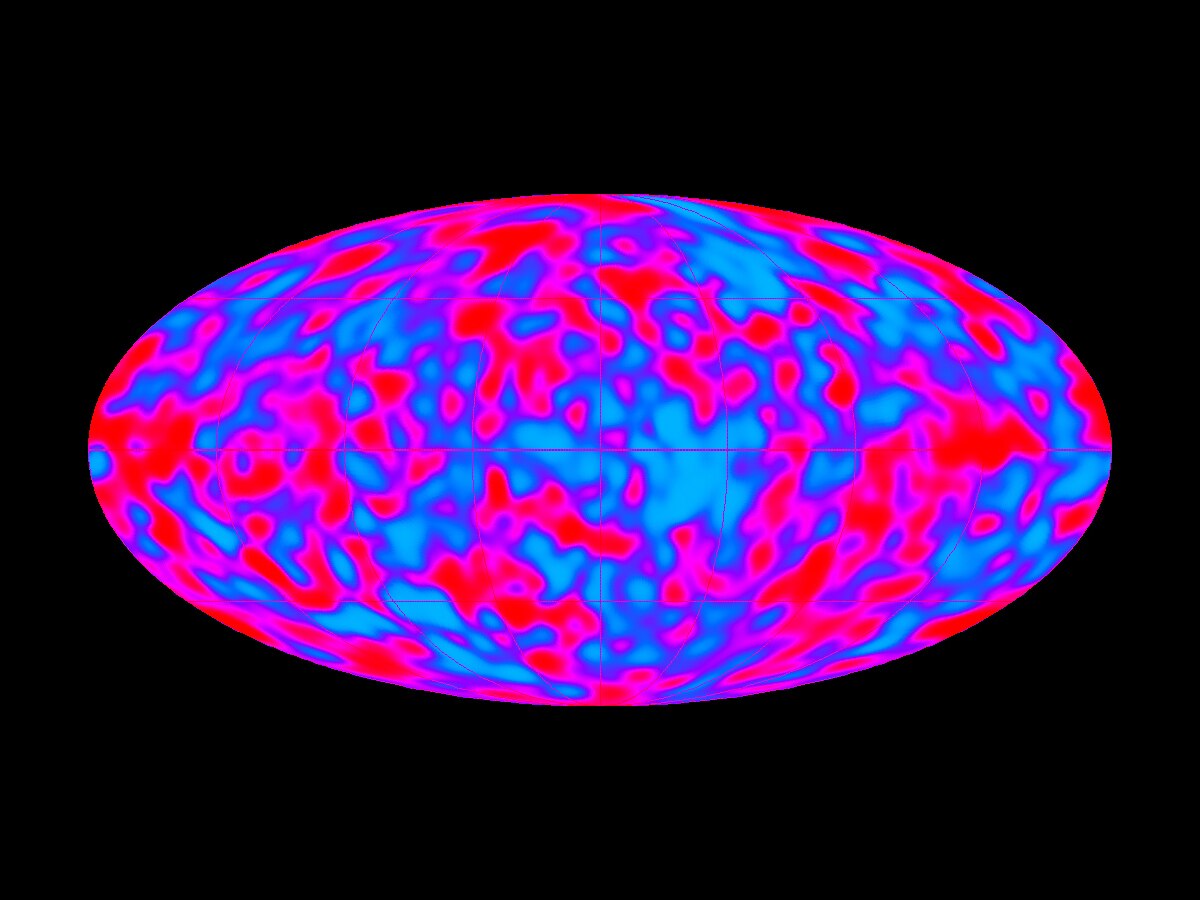 cosmic microwave radiation from the Big Bang