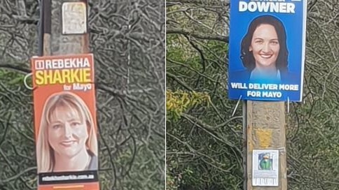 Rebekha Sharkie tweet about election posters