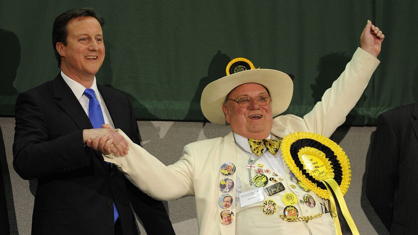 Cameron celebrates Witney victory