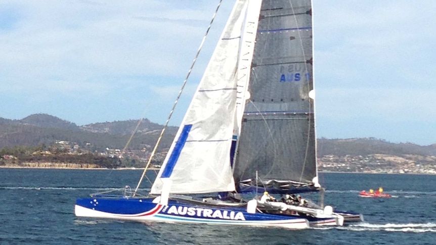 Team Australia crosses finish line in Hobart