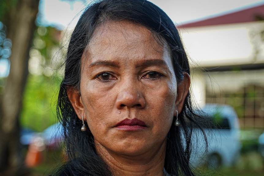 A close up image of a Filipino woman.