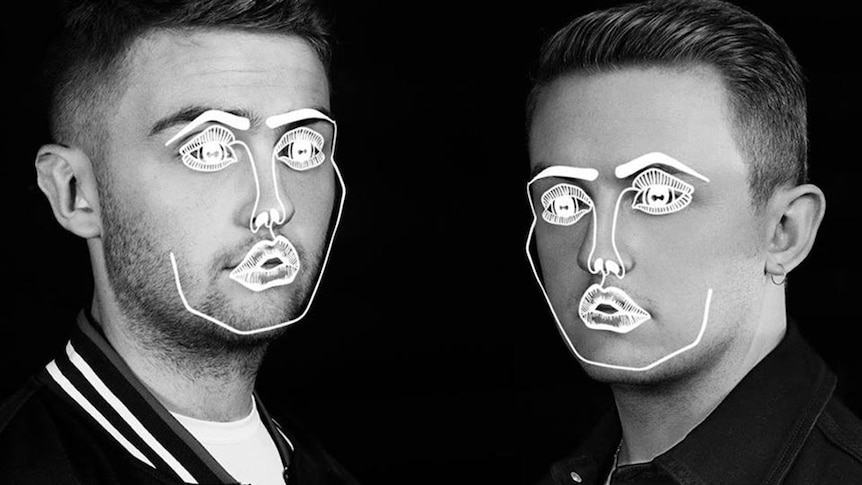 Black and white image of Guy and Howard of Disclosure