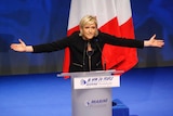 Far-right leader presidential candidate Marine Le Pen.
