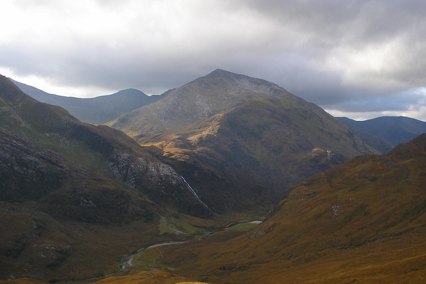 The Mamores are a group of mountains in the Scottish highlands.