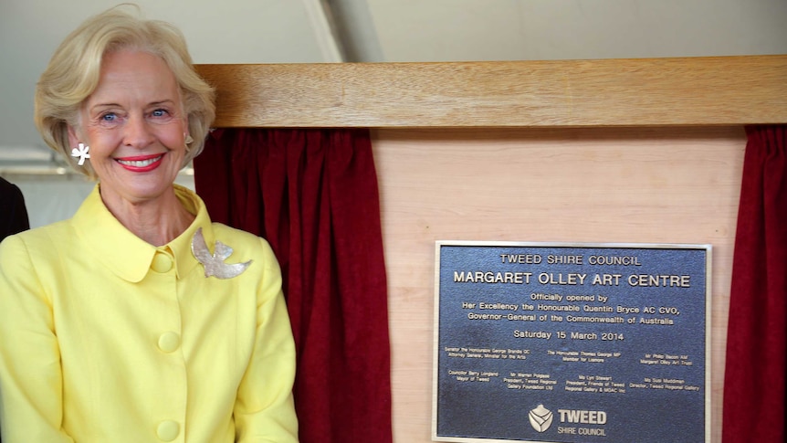 Governor-General Quentin Bryce opens the Margaret Olley Art Centre
