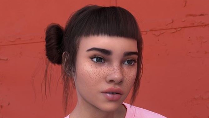 Miquela Sousa in an image from Instagram