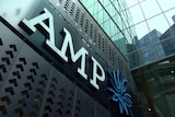 AMP logo on a building in Sydney