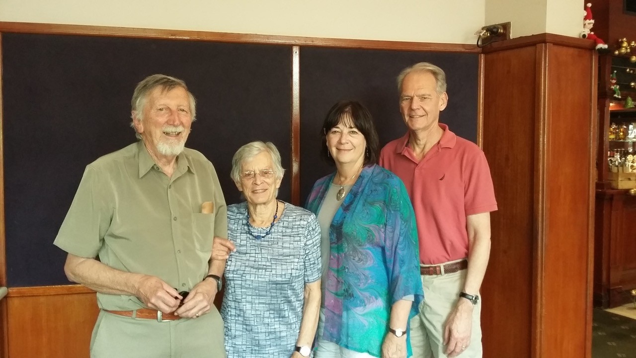 Richard Bradshaw, his wife Dr Margaret Williams, former Sesame Street and Fraggle Rock puppeteer Leslee Asch