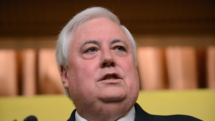 Clive Palmer at a press conference in Perth on Saturday August 31, 2013