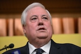 Clive Palmer at a press conference in Perth on Saturday August 31, 2013