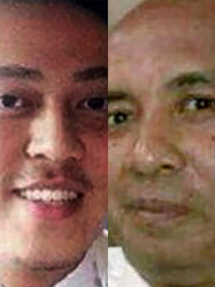 LtoR Malaysia Airlines MH370 first officer Fariq Abdul Hamid and captain Zaharie Ahmad Shah.