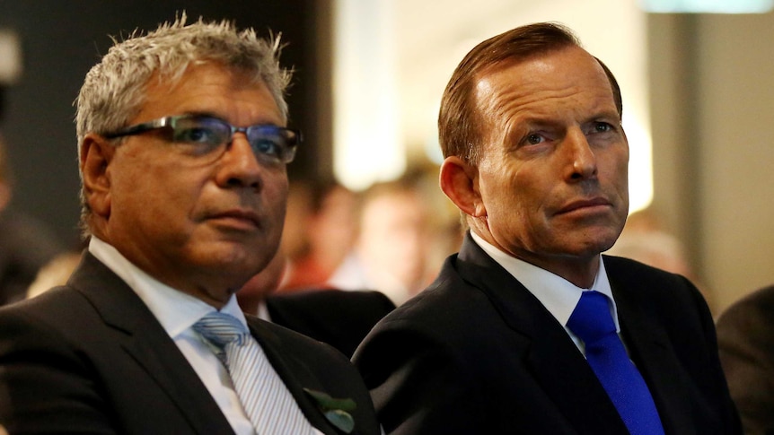 Warren Mundine and Tony Abbott, Feb 2014