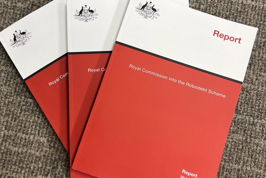 The Robodebt royal commission report handed to the federal government