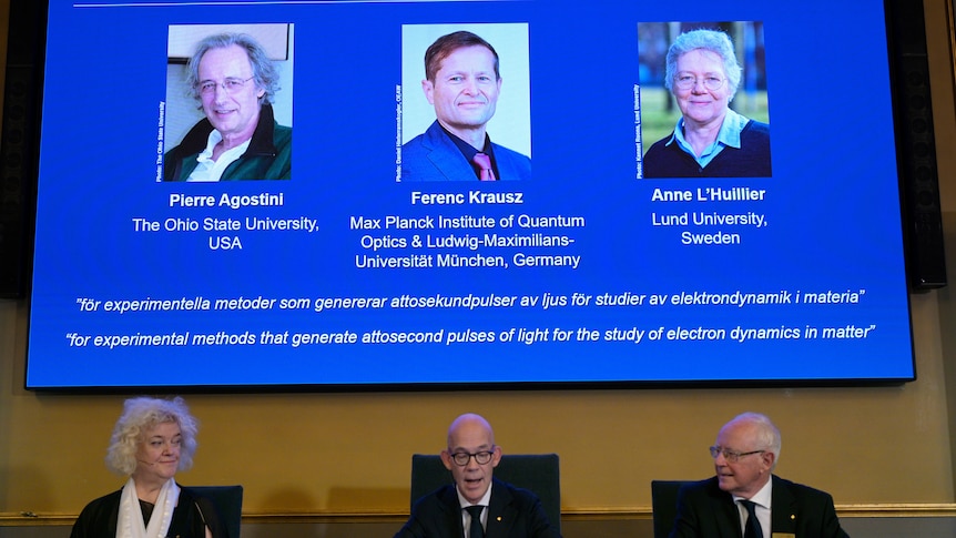 Il Premio Nobel per la Fisica è stato assegnato a Pierre Agostini, Ferenc Krauss e Anne Lhuillier