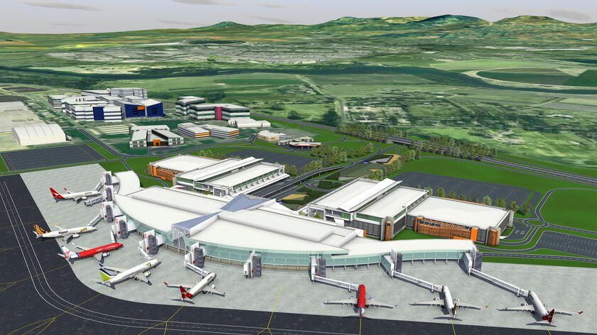 Canberra Airport is undergoing a $350 million upgrade to turn it into a 24-hour freight hub.