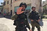 Israeli soldiers in Hebron