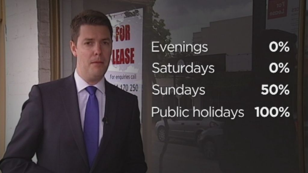 Saturday penalty rates scrapped under landmark South Australian deal ...