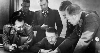Adolf Hitler and German generals