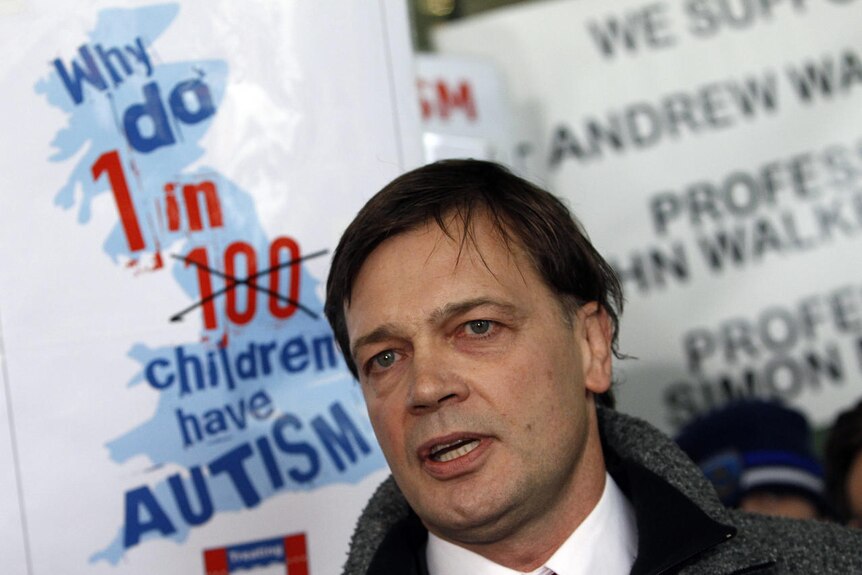Andrew Wakefield's research claimed a link between MMR vaccinations and autism.