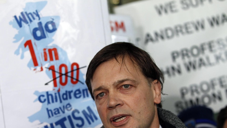 Andrew Wakefield's research claimed a link between MMR vaccinations and autism.