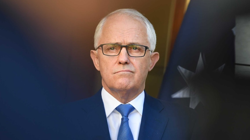 Prime Minister Malcolm Turnbull speaks during a press conference.
