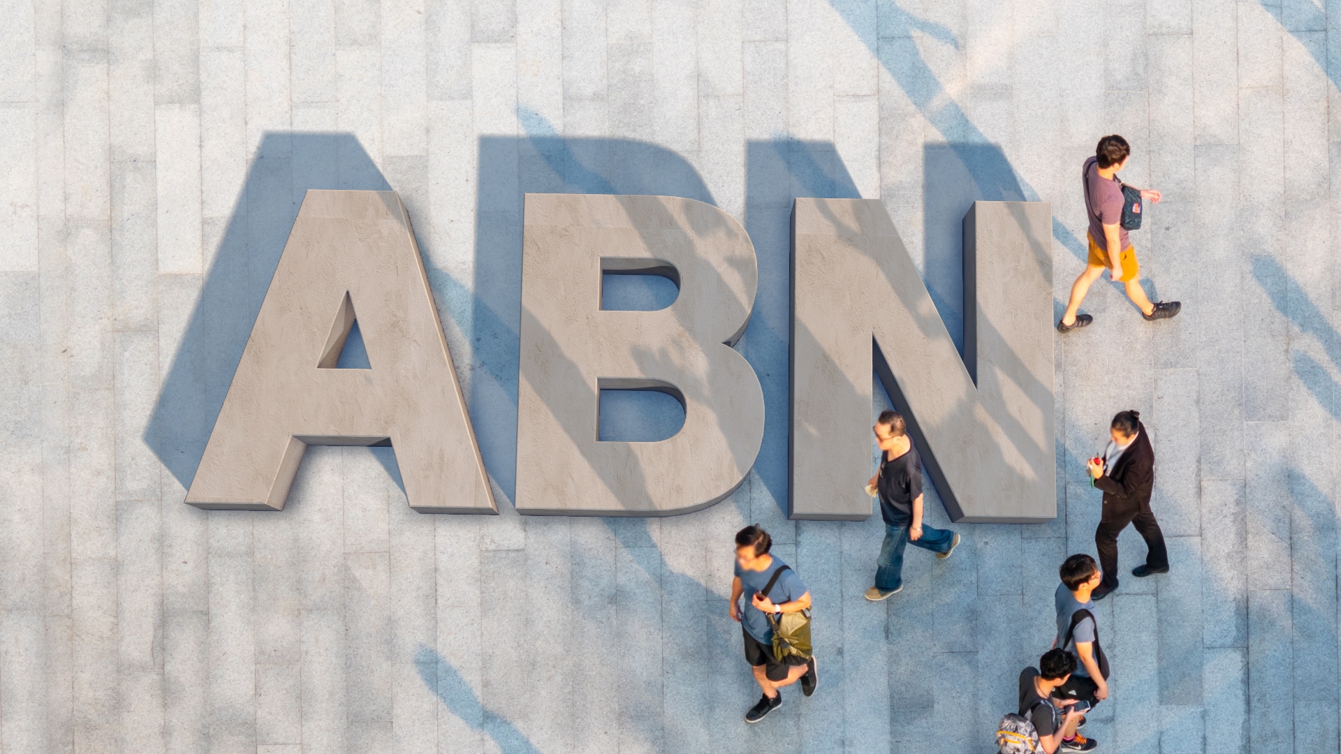 The letters ABN and some workers