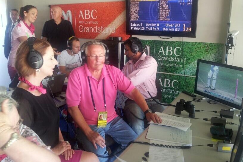 Grandstand's Drew Morphett chats to Prime Minister Julia Gillard.