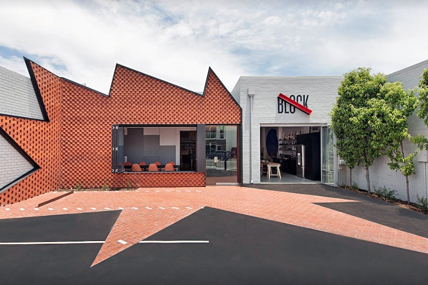 The street view of Block Branding's Brisbane Street headquarters.