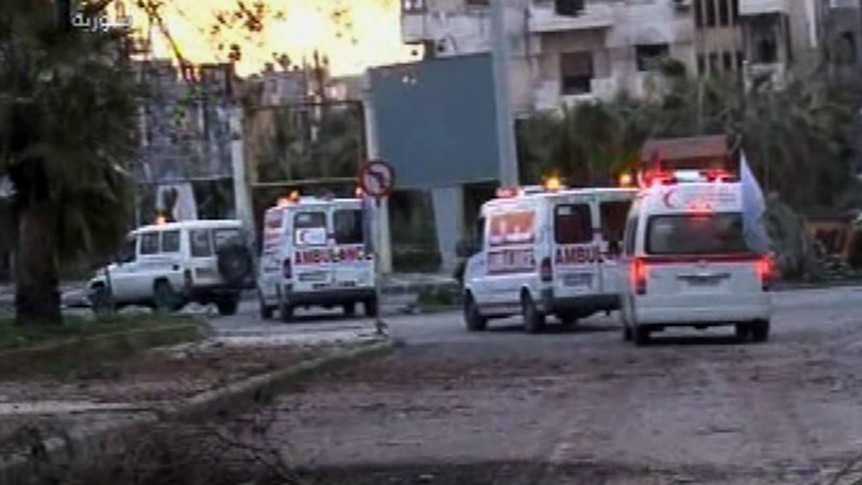 The Red Cross and Red Crescent convoys have been denied access to the Baba Amr district of Homs.