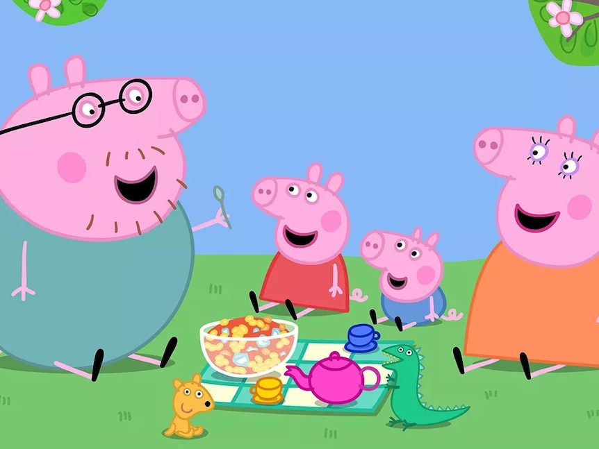 DRAWING AND COLORING PEPPA PIG DADDY PIG GEORGE AND MUMMY PIG 