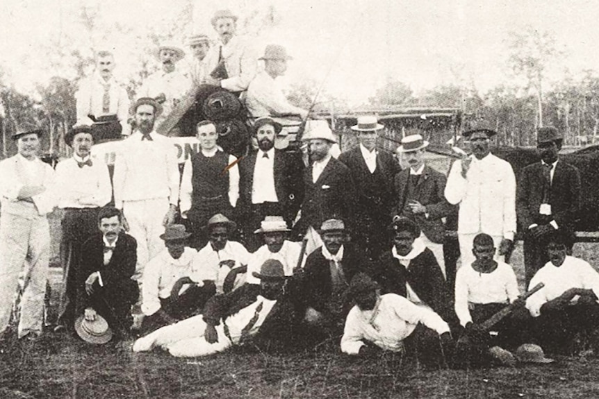 A 1910 cricket match at Deebing Creek Aboriginal Station
