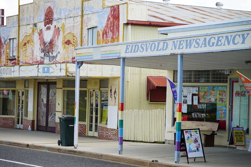 Empty streets of Eidsvold.