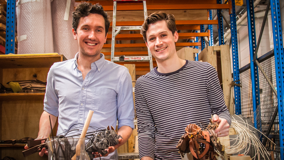 David Morton and Nicholas Paine hope to make puppets cool for adults.