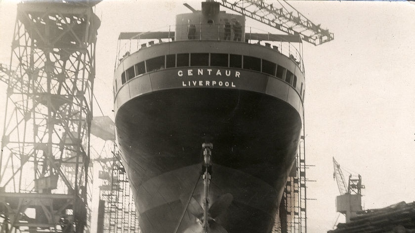 Professional wreck-hunters found the World War II hospital ship Centaur off the southern coast of Moreton Island yesterday.