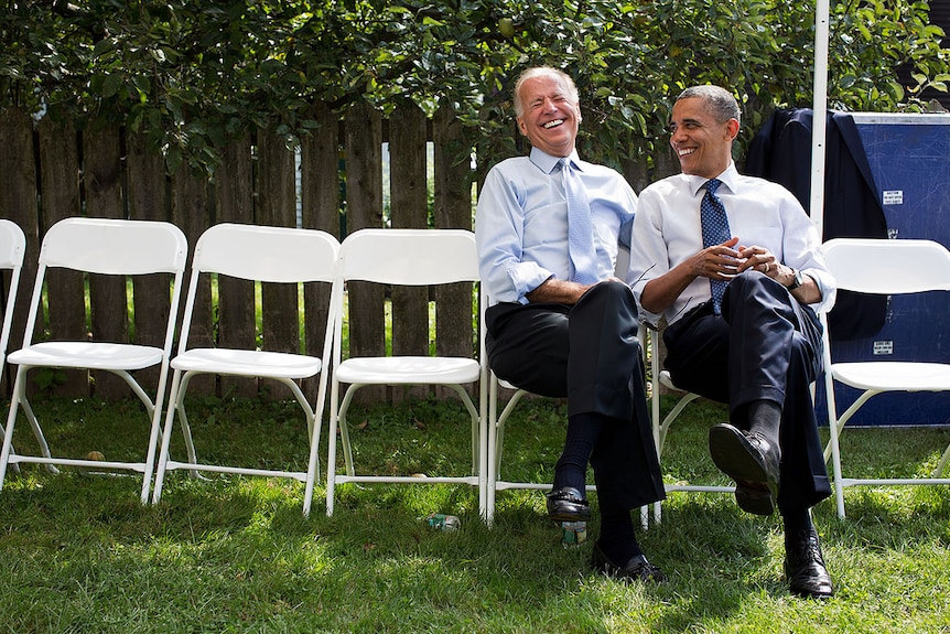 Barack Obama and Joe Biden