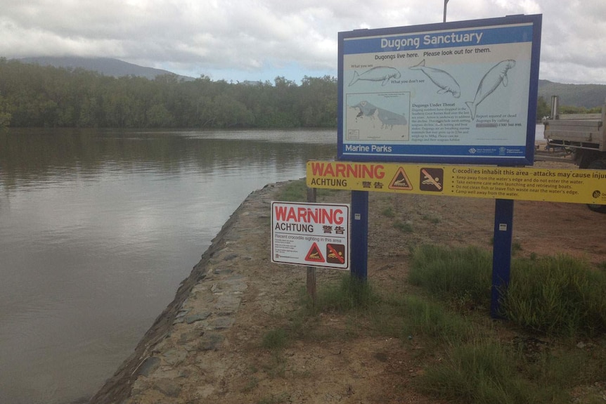 Haughton River boat ramp at Giru where 4.2m saltwater croc was caught