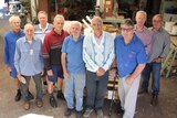 The group at the Canning Men's shed